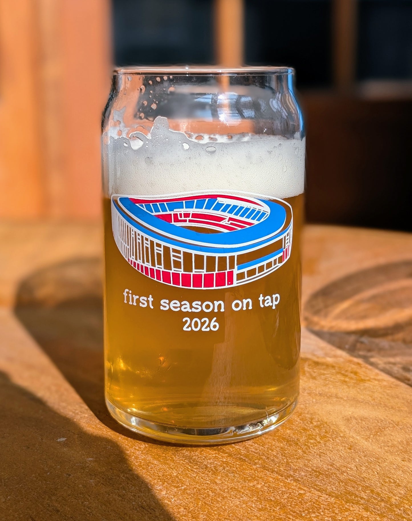 First Season On Tap Glass