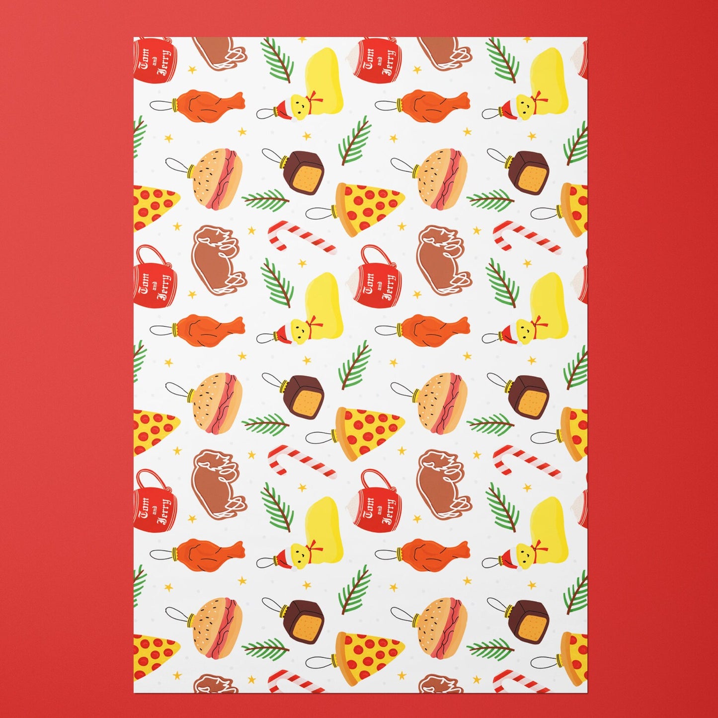 Seasons Eatings Gift Wrap