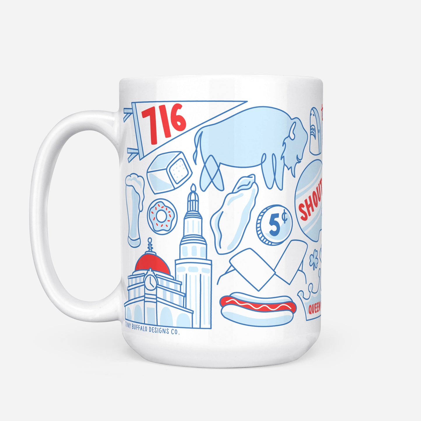 Buffalo NY Favorite Things 15oz Mug