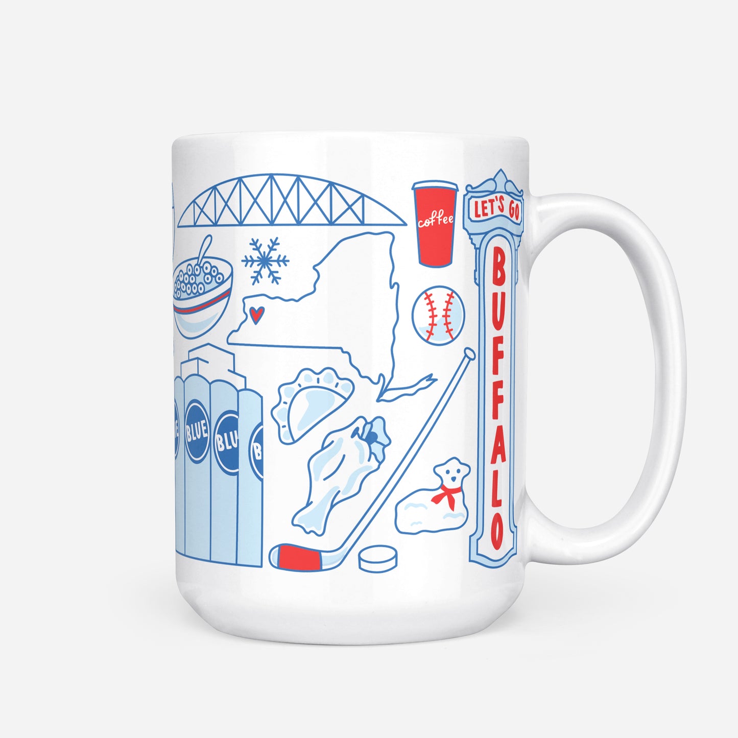 Buffalo NY Favorite Things 15oz Mug