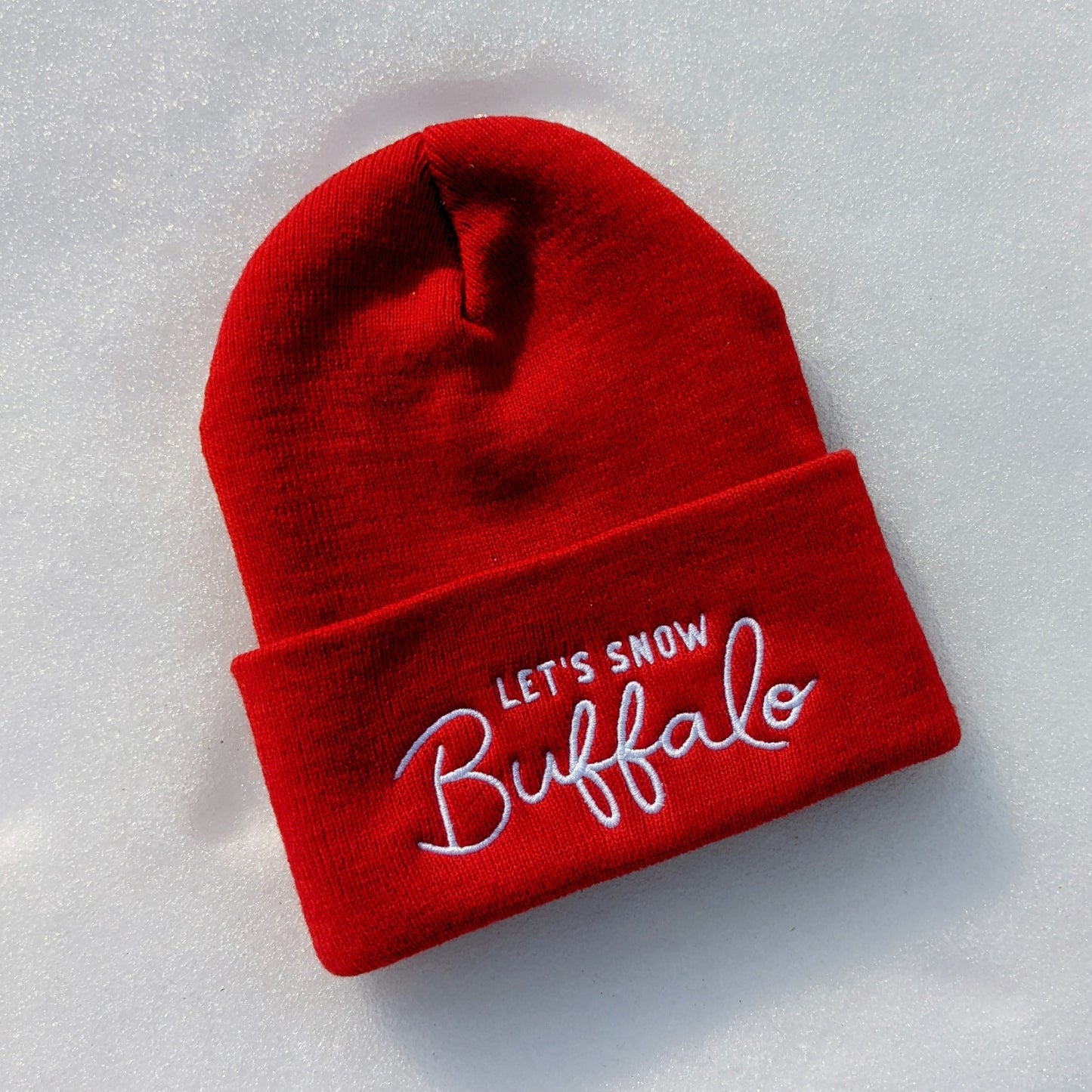 Let's Snow Buffalo Beanie