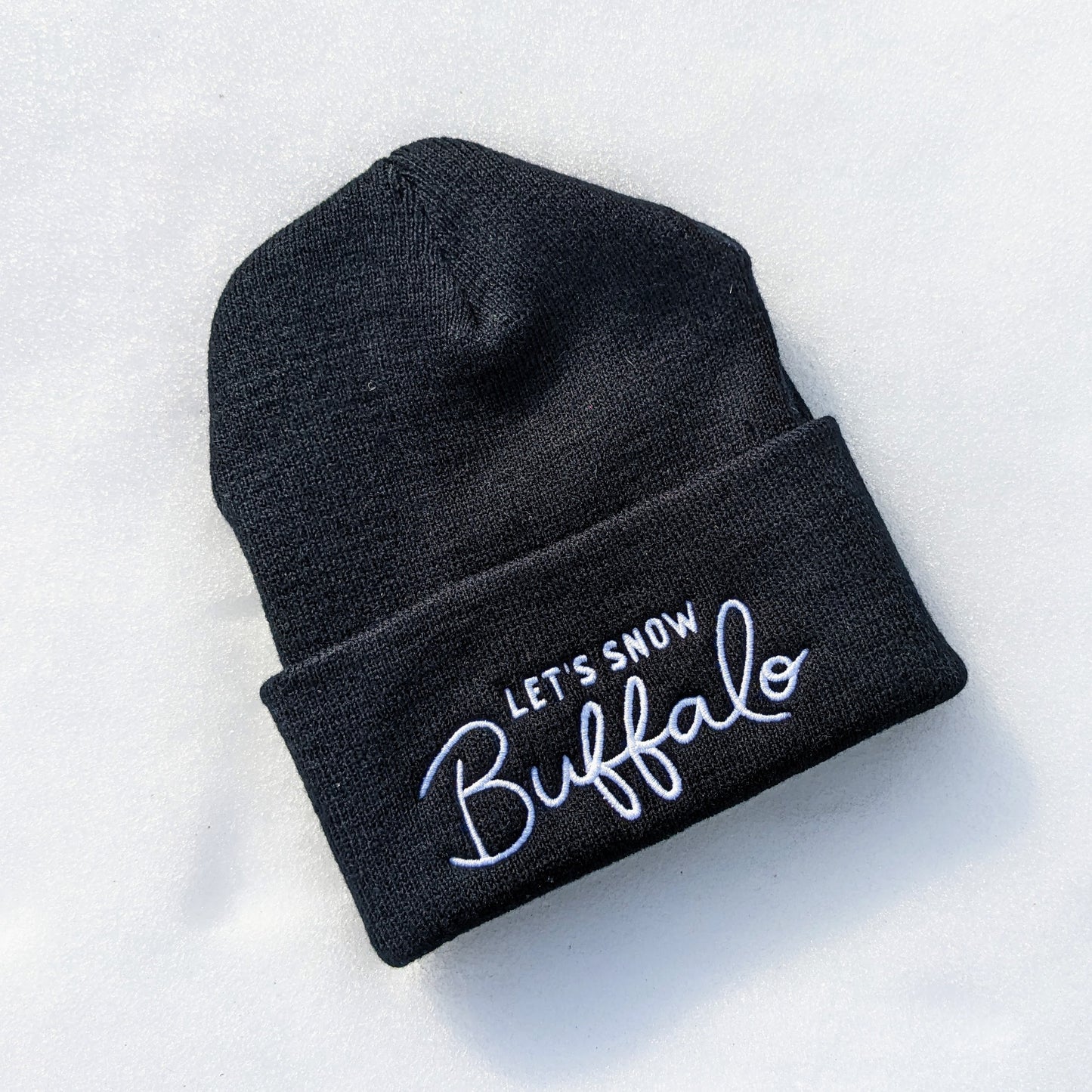 Let's Snow Buffalo Beanie