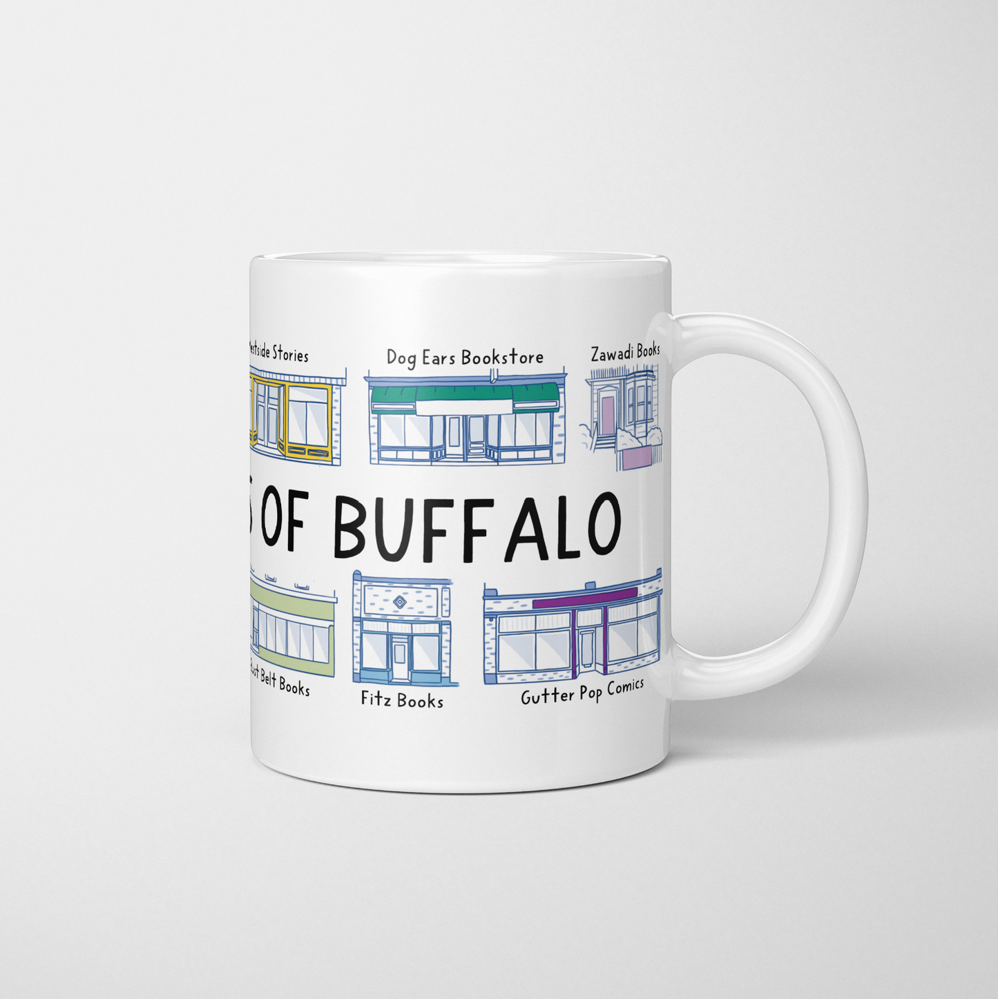 Bookstores of Buffalo 11oz Mug