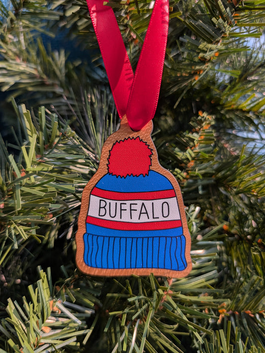 Buffalo Winter Hat Ornament