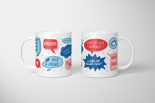 11oz Cup of Joe Speech Bubble Mug