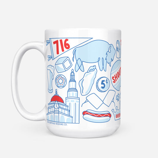 Buffalo NY Favorite Things 15oz Mug