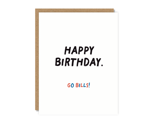 Happy Birthday. Go Bills!