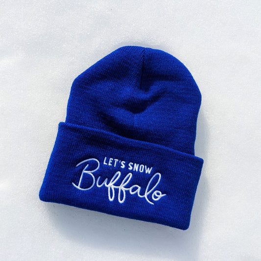 Let's Snow Buffalo Beanie