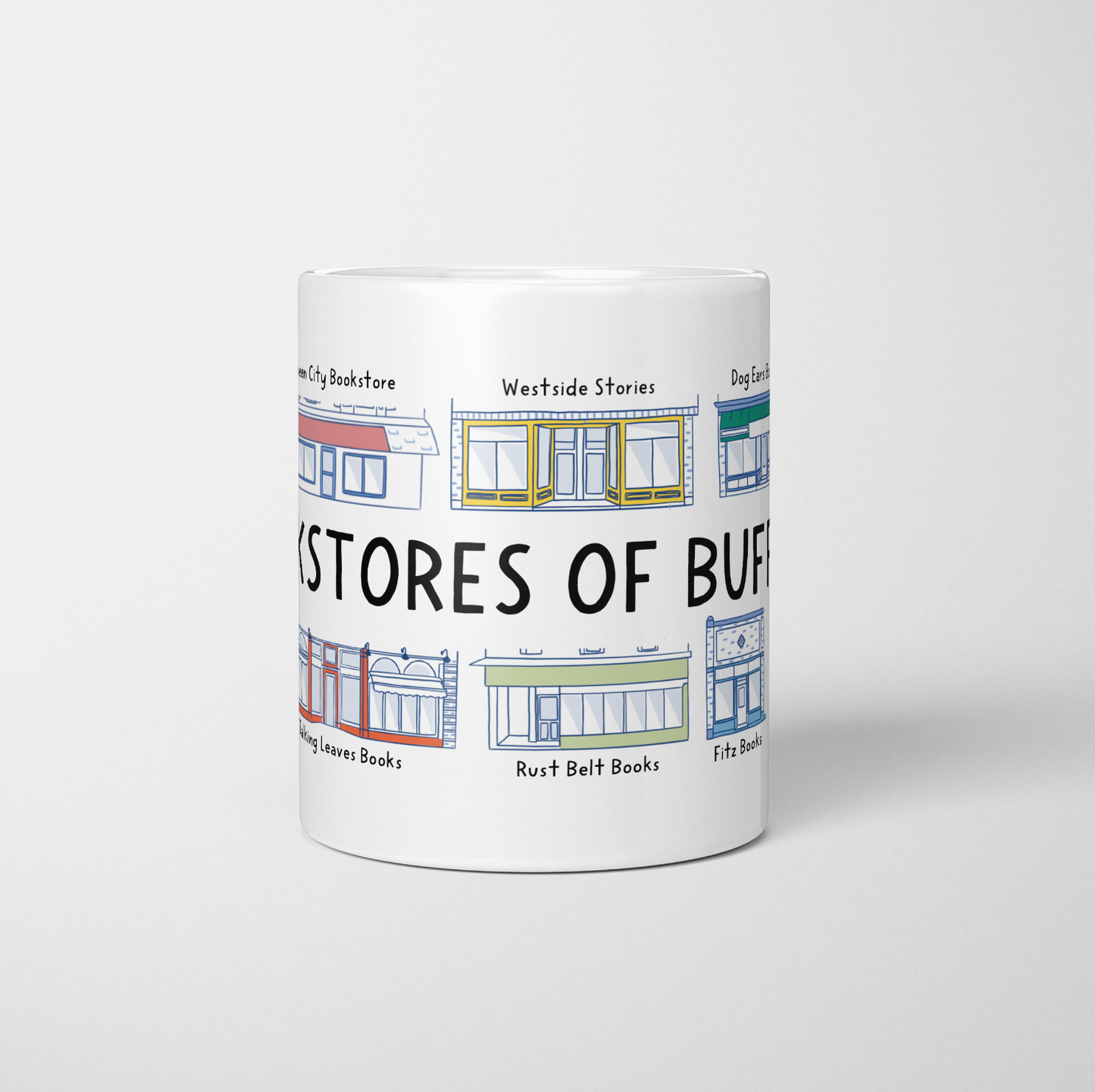 Bookstores of Buffalo 11oz Mug