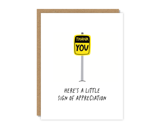 Sign of Appreciation