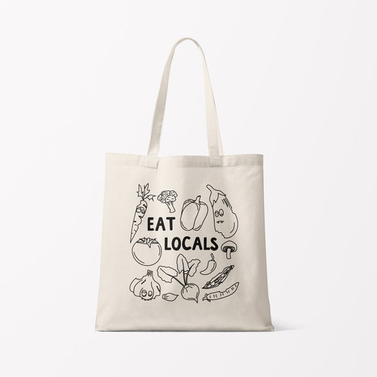 Eat Locals Tote Bag