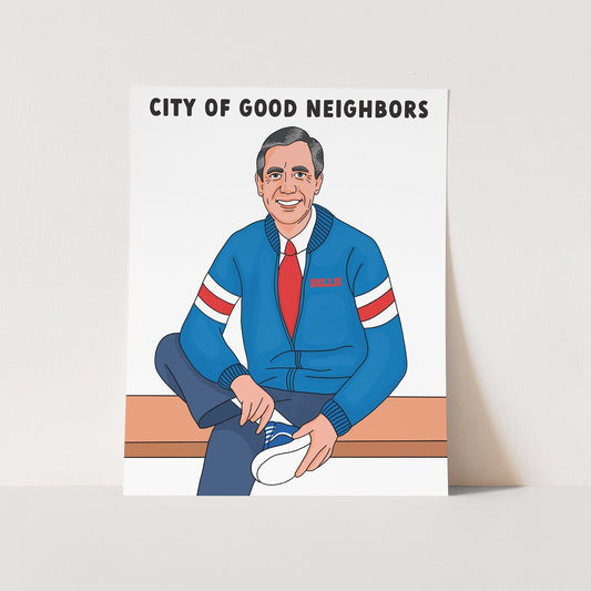 City of Good Neighbors Art Print