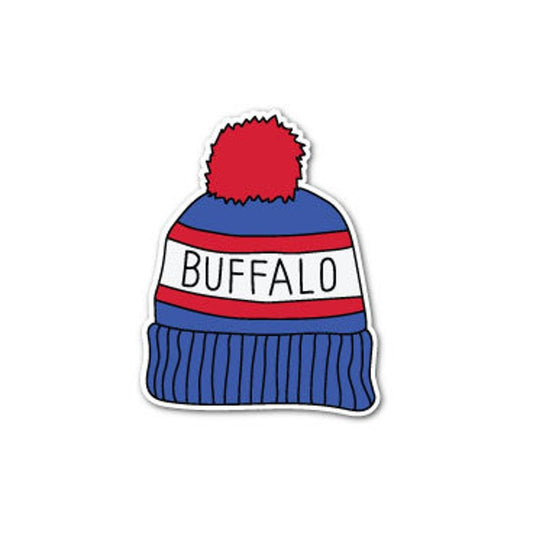 Buffalo Winter Hat Sticker