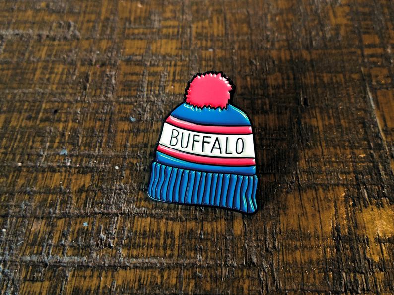 Buffalo NY Winter Hat Pin